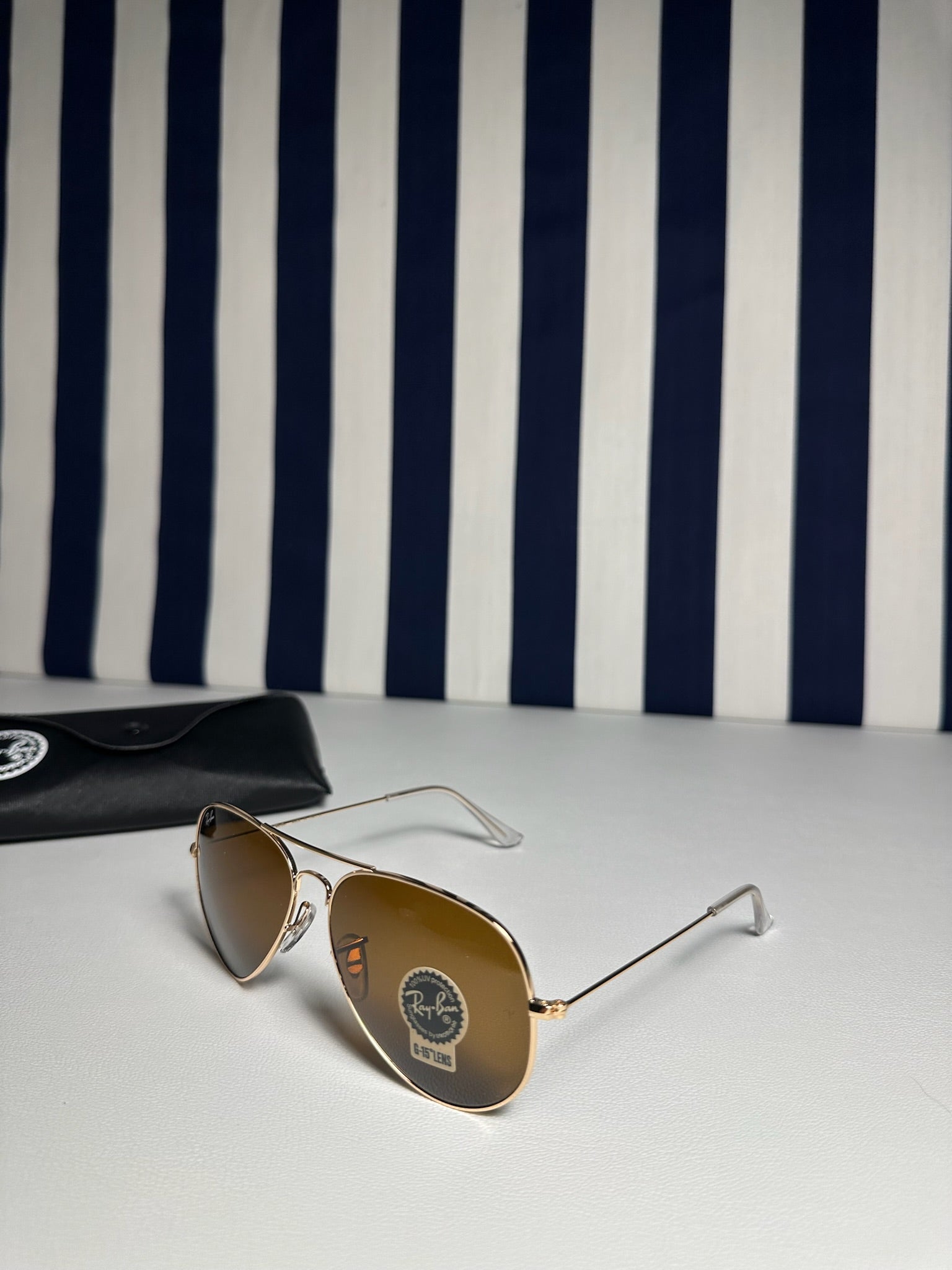 Velora Aviator Gold Brown Premium Güneş Gözlüğü